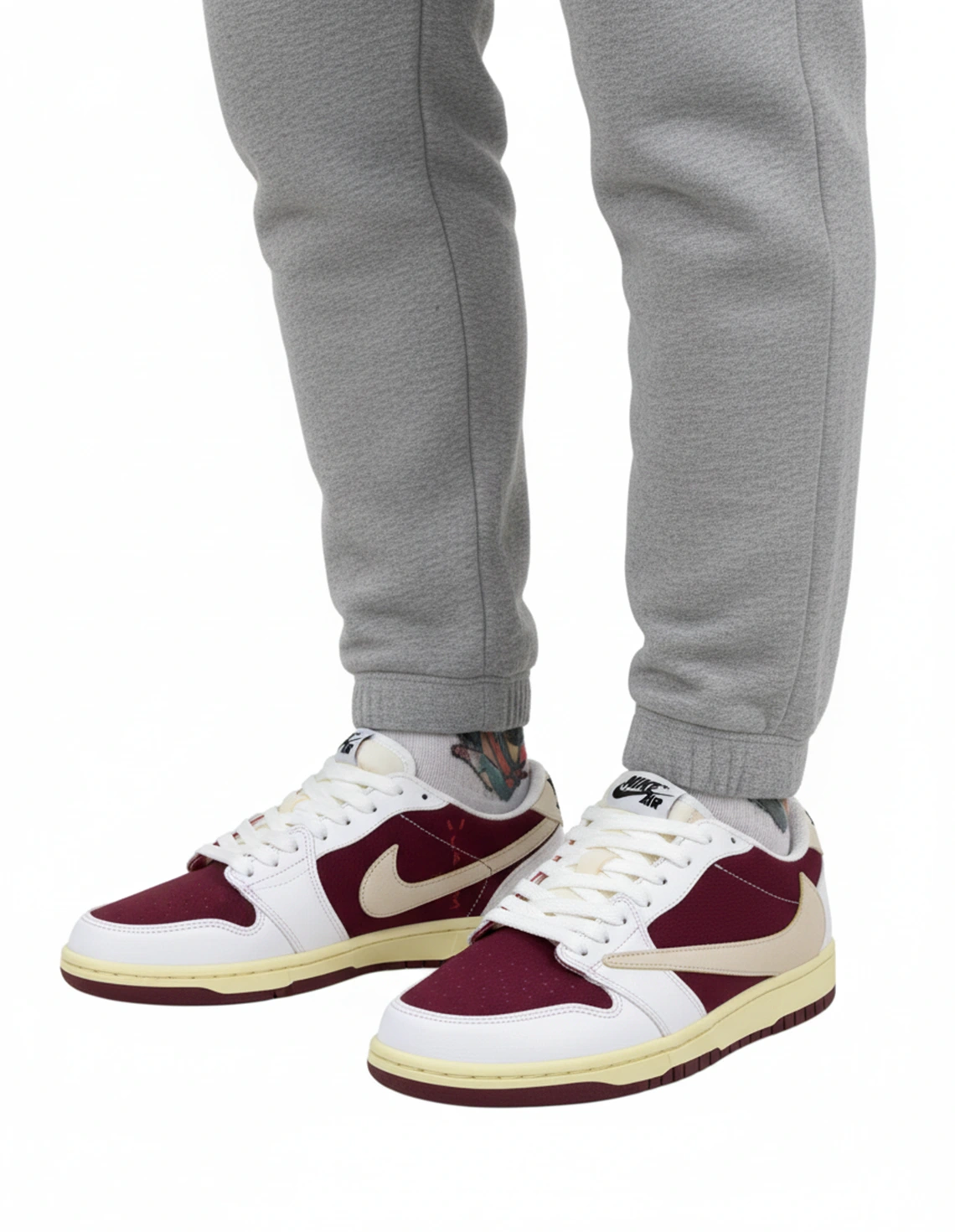 کفش روزانه مردانه نایک Nike Jordan 1 Low Travis Scott M