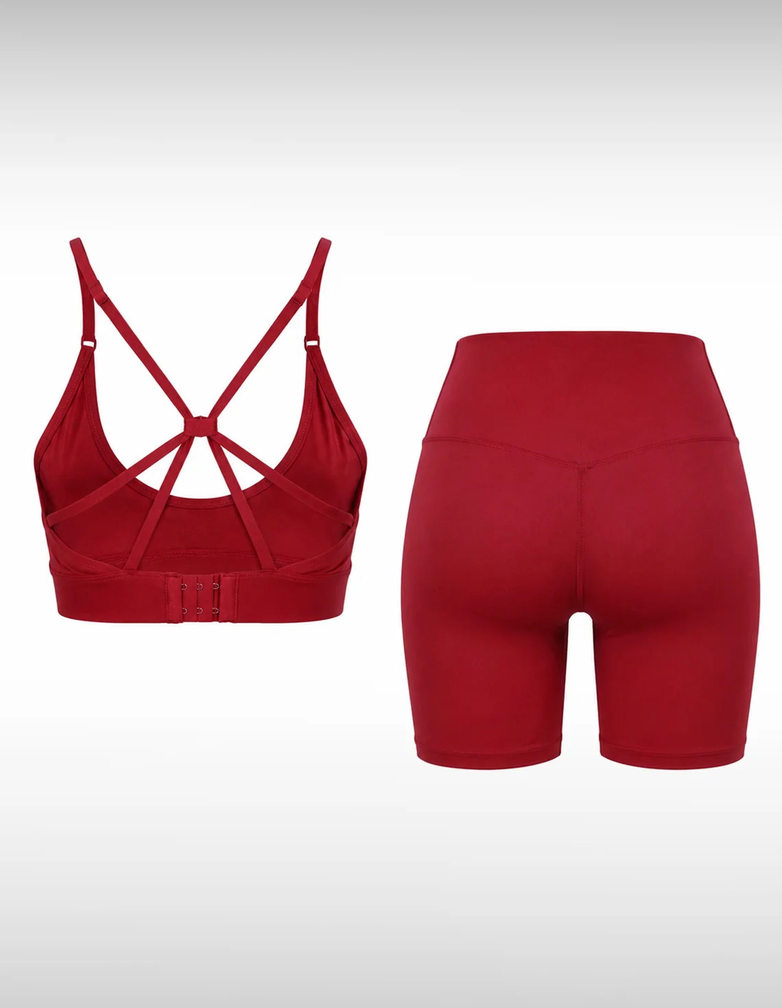 ست نیم تنه و شورتک ورزشی زنانه الو Alo Cozy Fit W